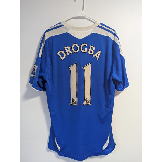 Chelsea 2011-12 Home Didier Drogba Jersey - Men L