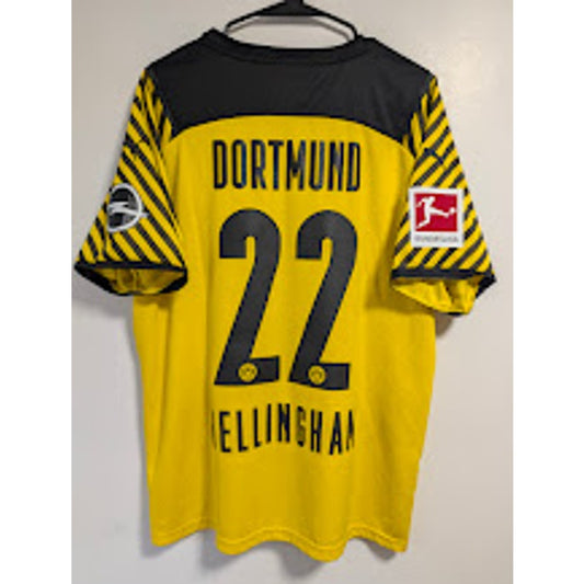 Borussia Dortmund 2021-22 home Jude Bellingham jersey, Puma, men's XL