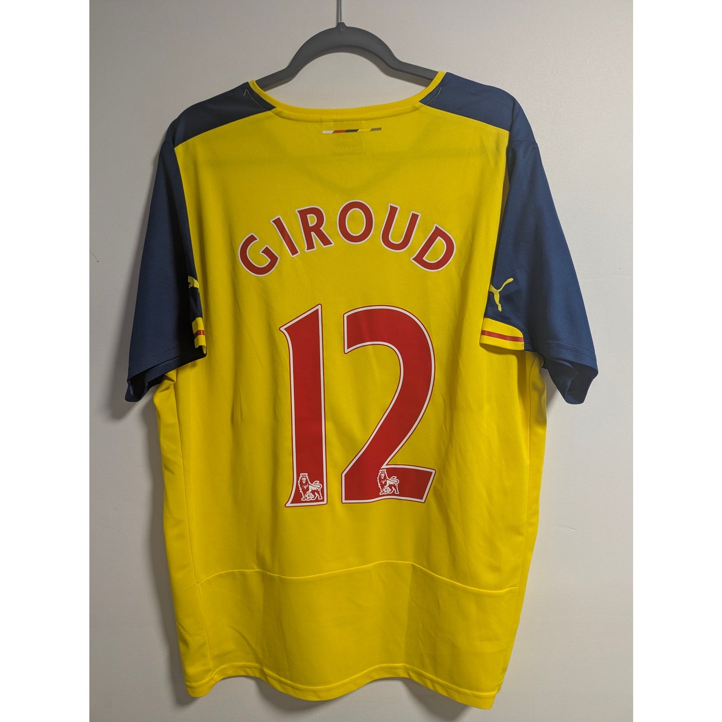 Arsenal 2014-2015 Away Olivier Giroud Jersey - Men's XL