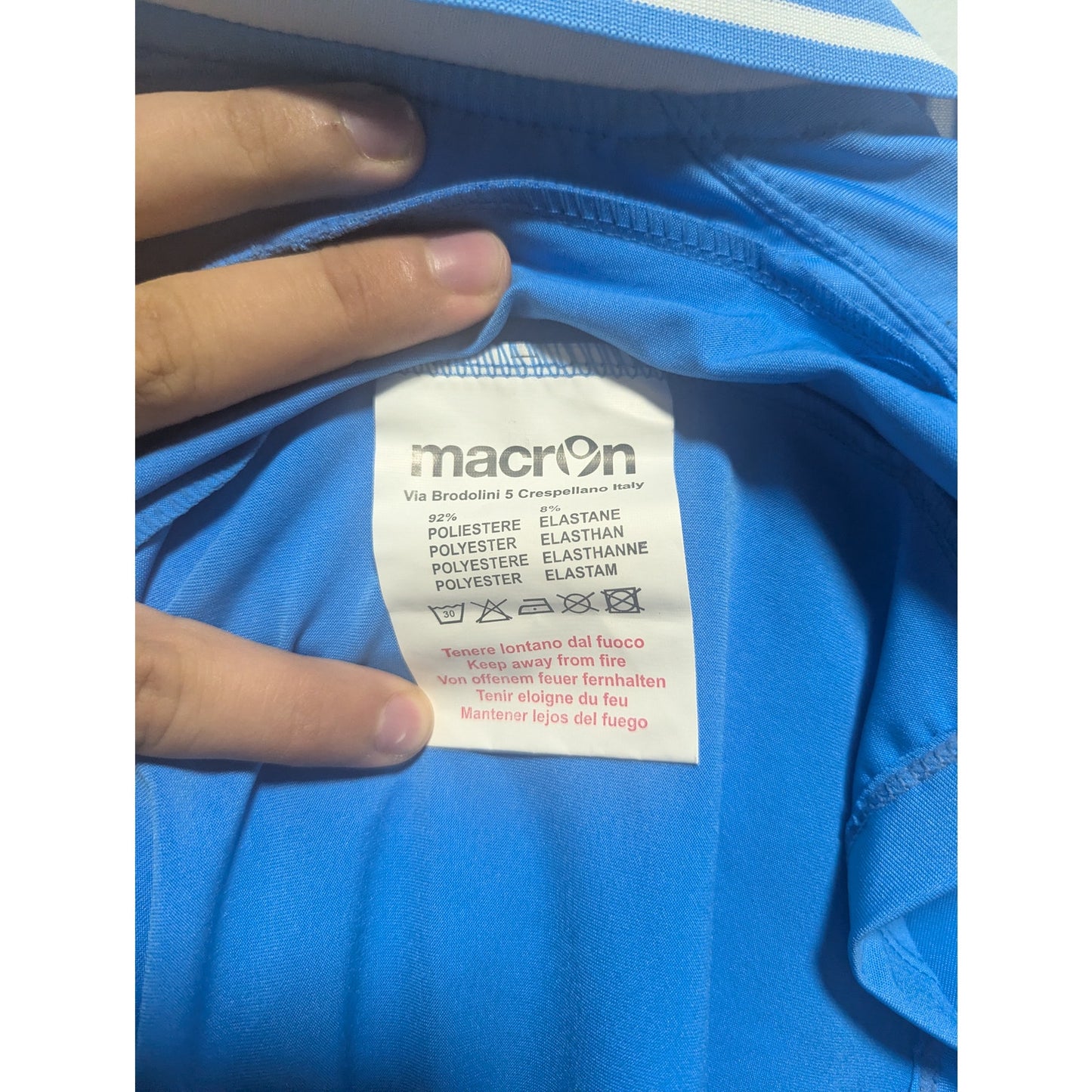 SSC Napoli 2011-12 Home UCL Cavani Jersey - Men's XL