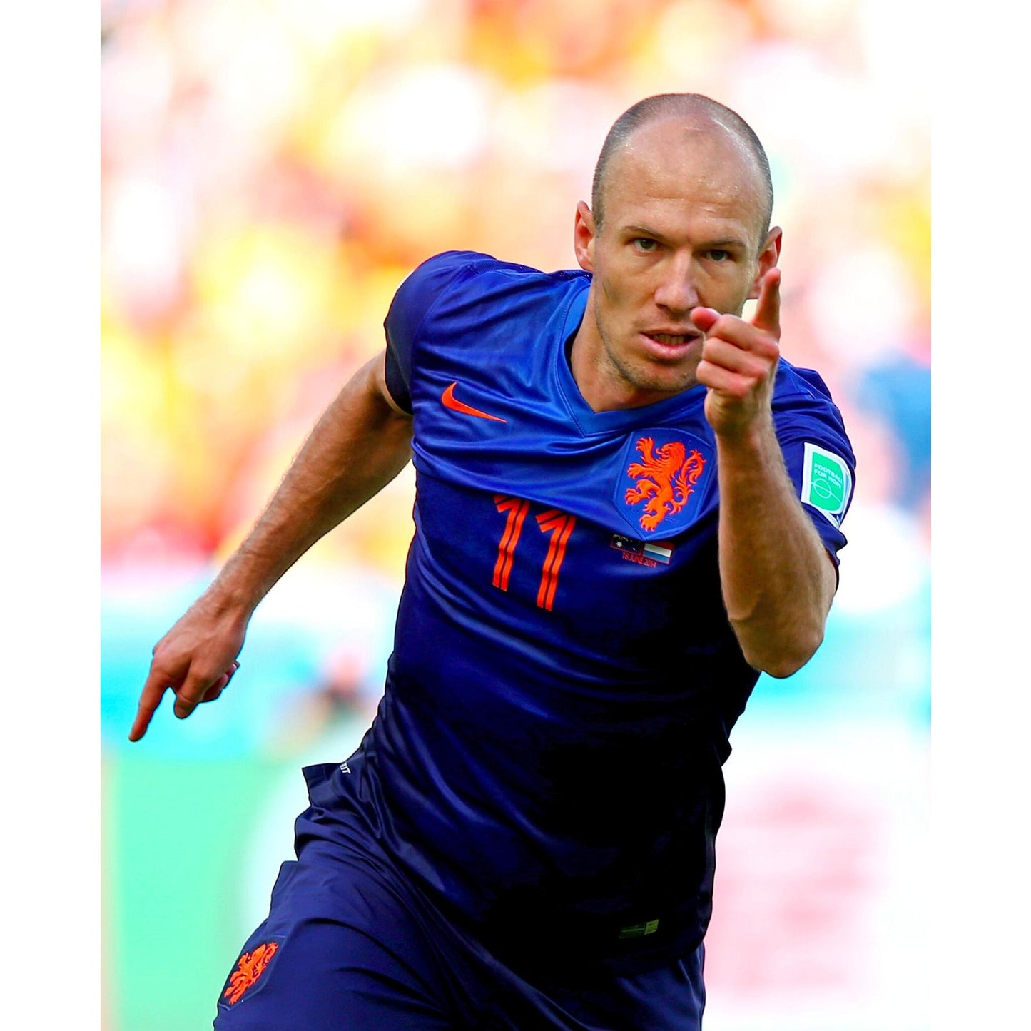 Netherlands 2014 Away Arjen Robben Jersey - Men's XL