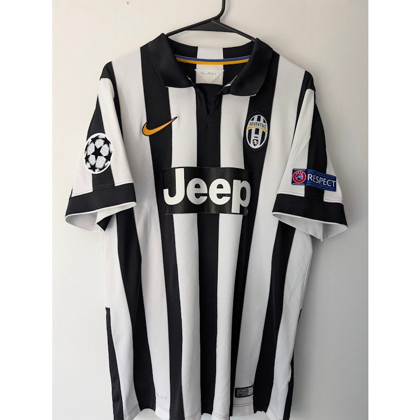 Juventus 2014-15 Home Andrea Pirlo Jersey Men's Large Nike UCL Fully Patched