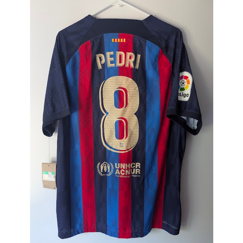 FC Barcelona 2022-23 Pedri Home Jersey Men’s XL NWT Nike ADV Player Version Shirt