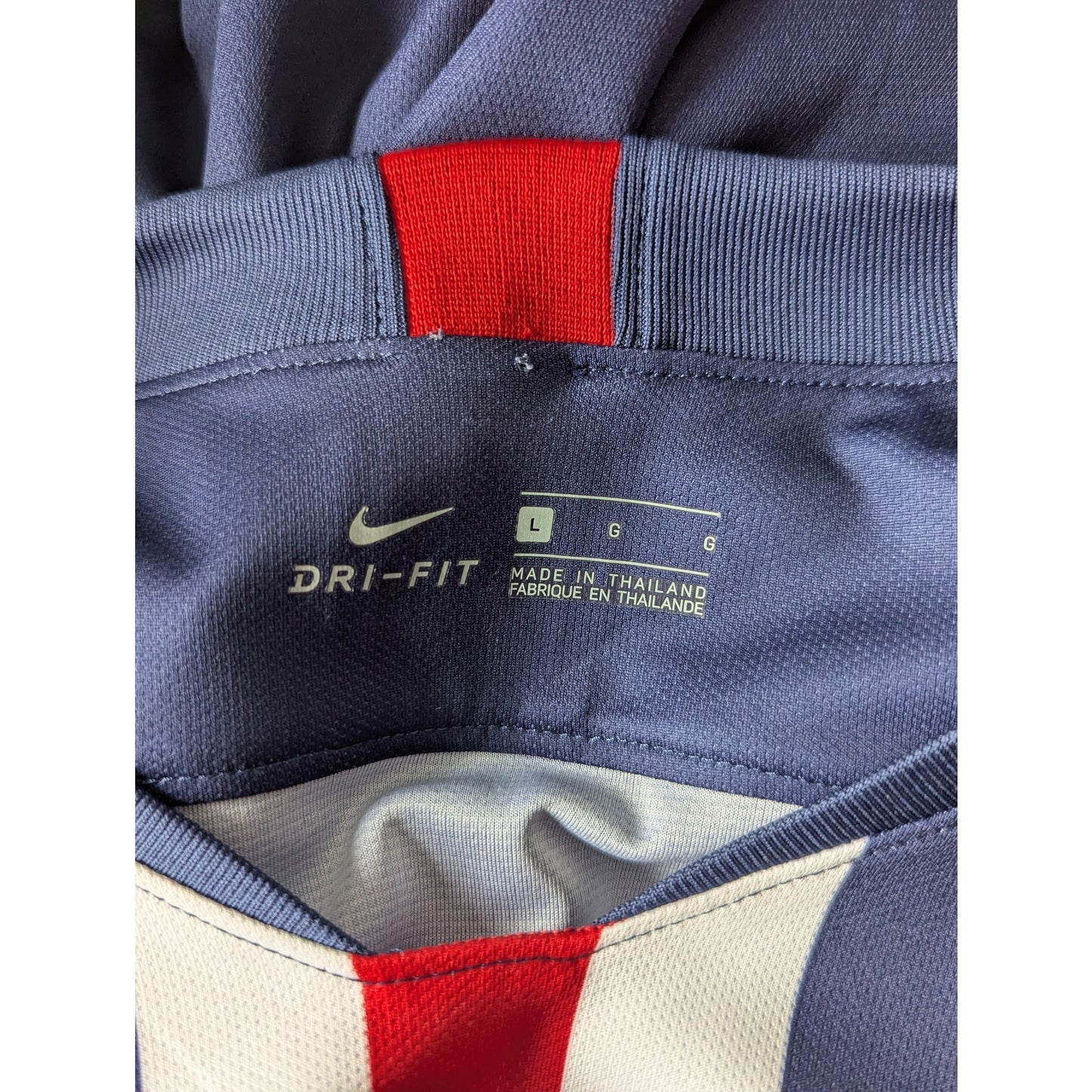 PSG 2019-2020 Home Mbappe Jersey Soccer LS Authentic Nike Retro Men Large