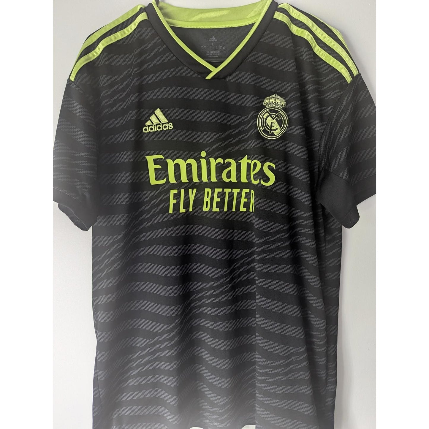 Real Madrid 2022-23 Third UCL Kroos Jersey Men's Large Authentic Adidas Kit