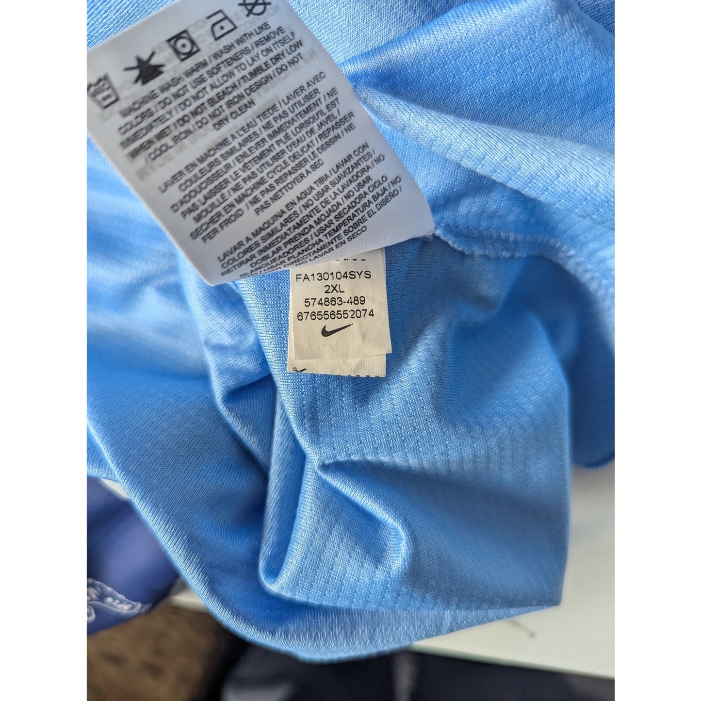 Manchester City 2013-2014 Home Toure Yaya Jersey - Men's 2XL