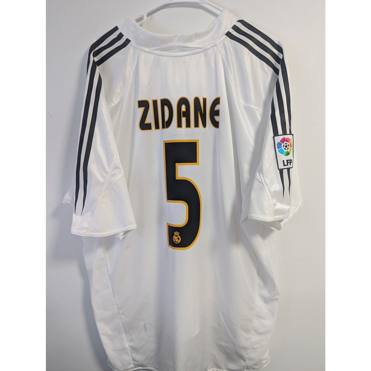 Real Madrid 2004-2005 Home Zinedine Zidane Jersey - Men's 2XL (367842)