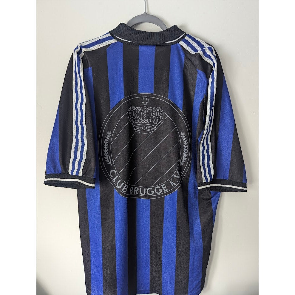 Club Brugge 1997–98 Home Jersey – Men’s XL | Vintage Adidas Football Shirt