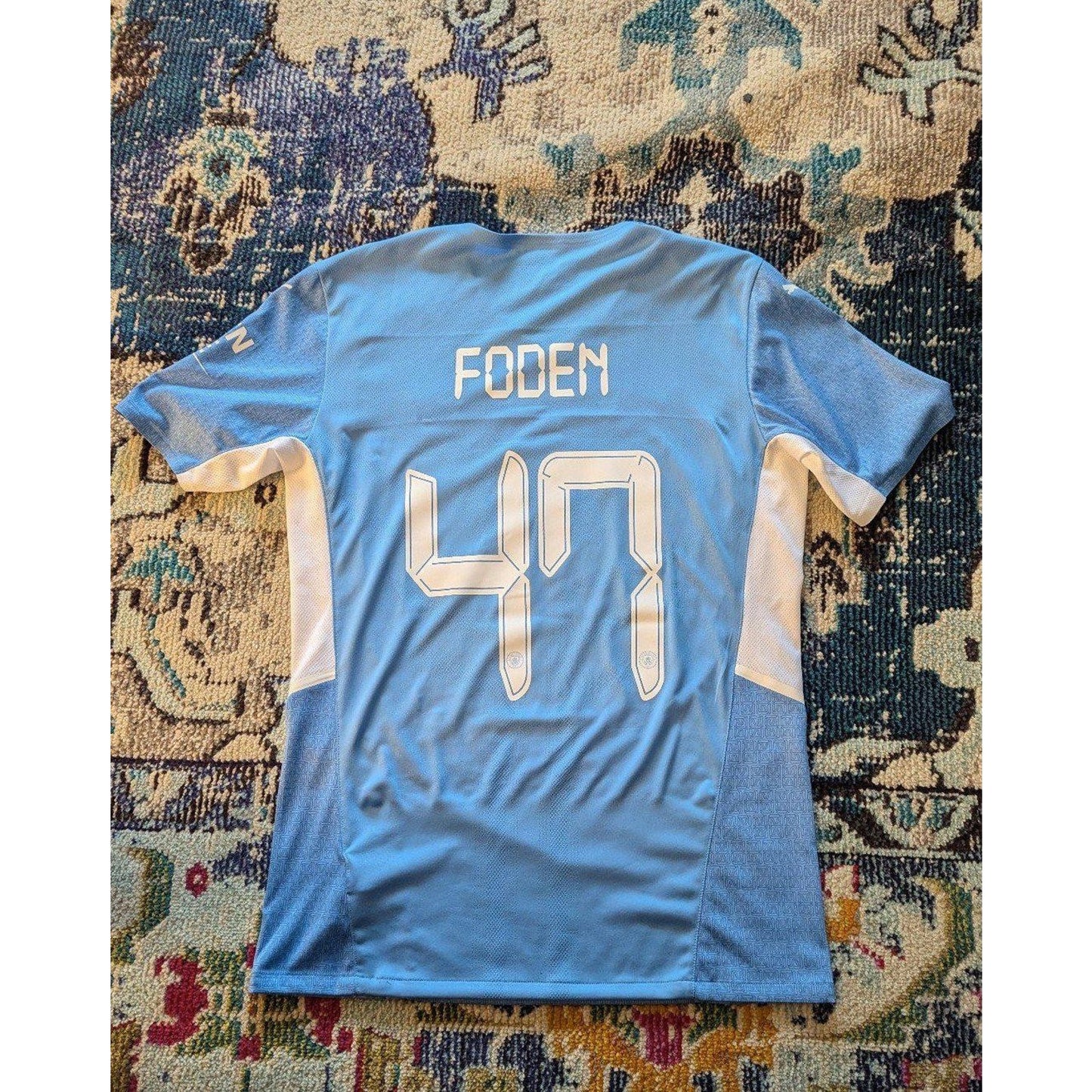 Manchester City 2020-21 Home Phil Foden Jersey - Men's XL - Player Version