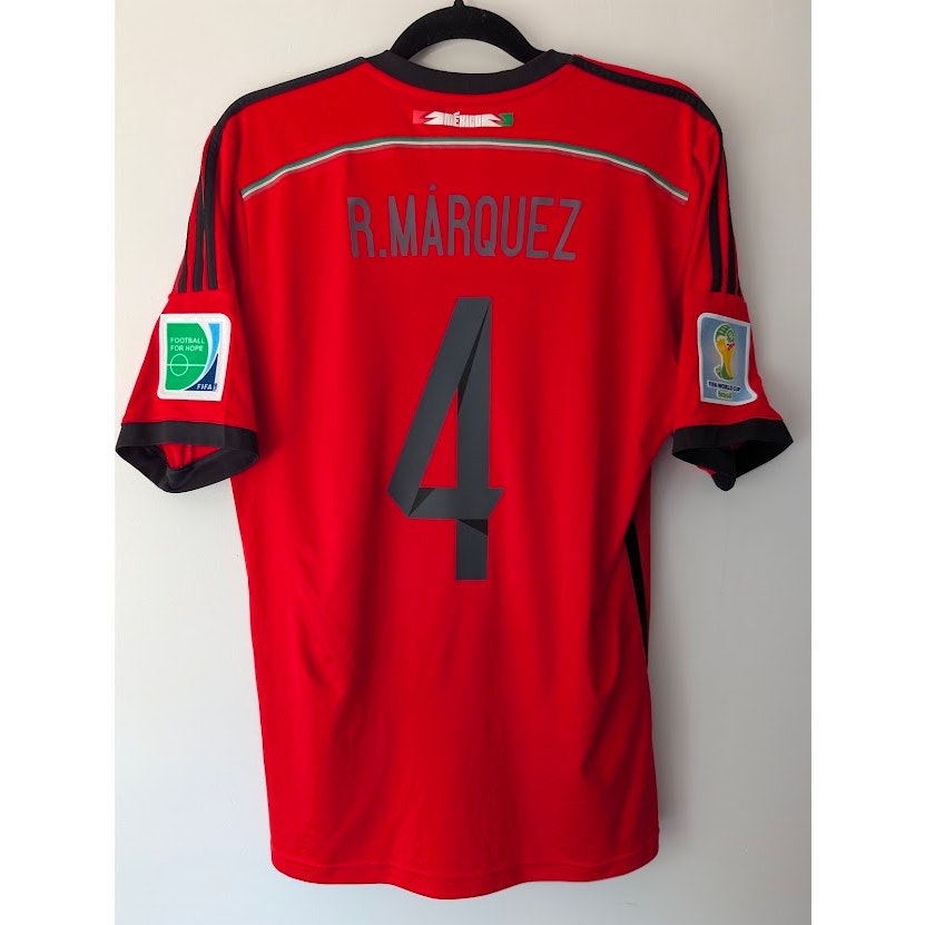 Mexico 2014 Away Rafa Marquez Jersey Men’s Medium Adidas World Cup Fully Patched