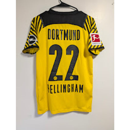 Borussia Dortmund 2021-22 home Jude Bellingham jersey, Puma, men's small