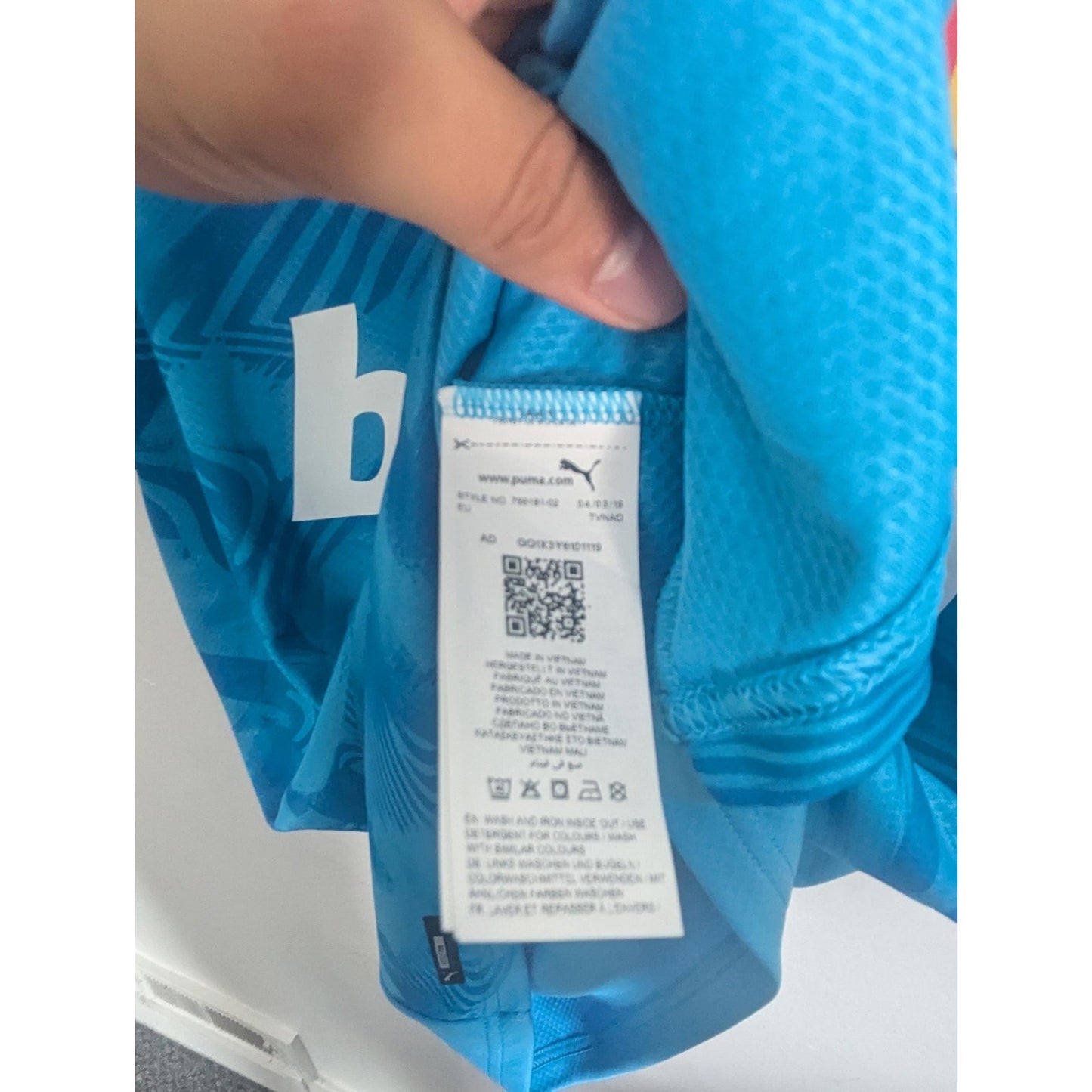 Valencia 2019-20 Third Ferran Torres Jersey - Men's Large - NWT