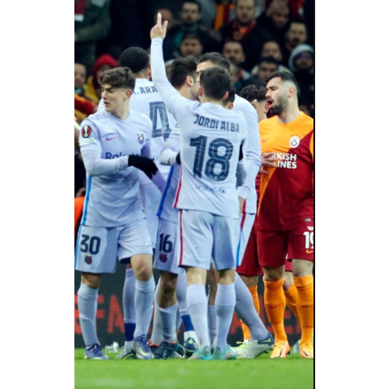 FC Barcelona 2021-22 Away Jordi Alba Jersey - Men's XL