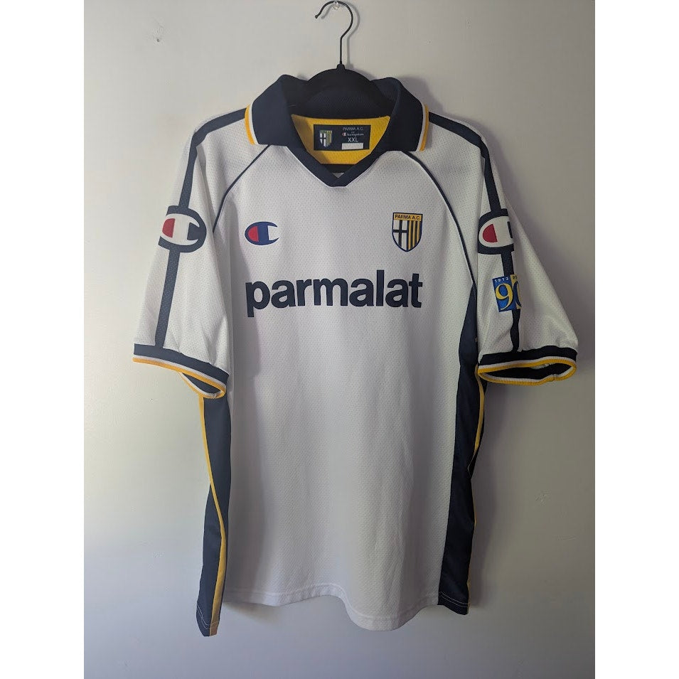 Parma 2003-04 Home Jersey Men's XXL Champion Kit Parmalat