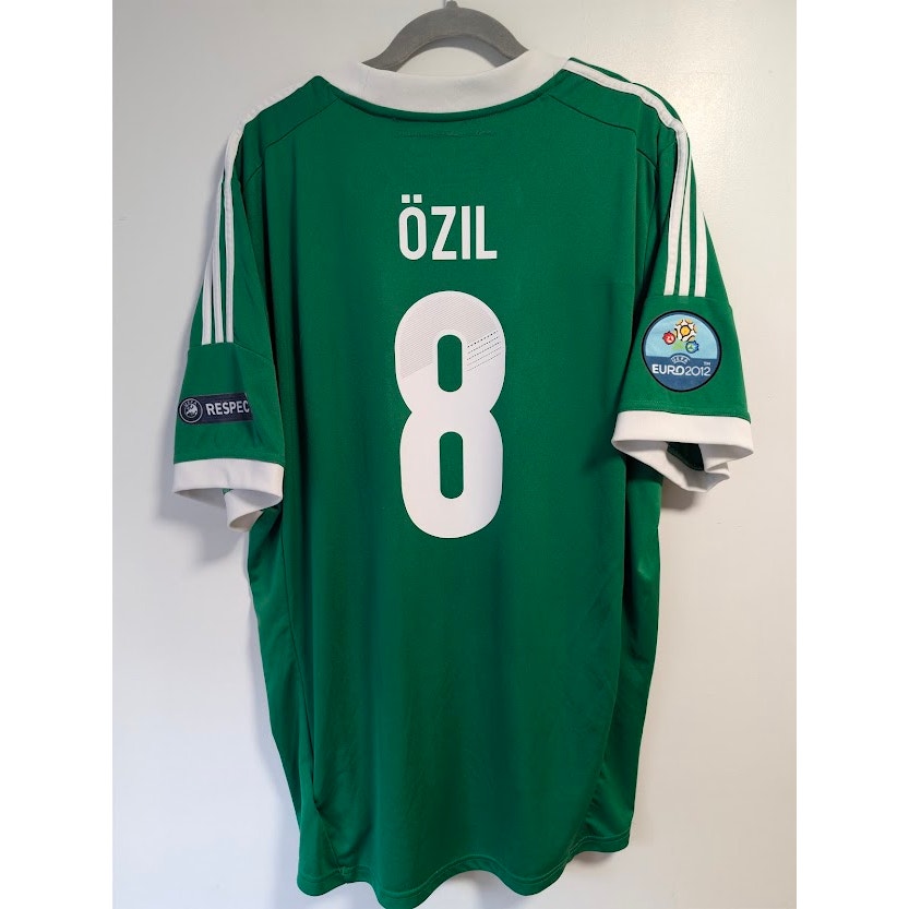 Germany 2012 Away Mesut Ozil #8 Jersey Mens 2XL adidas Euro 2012 Fully Patched