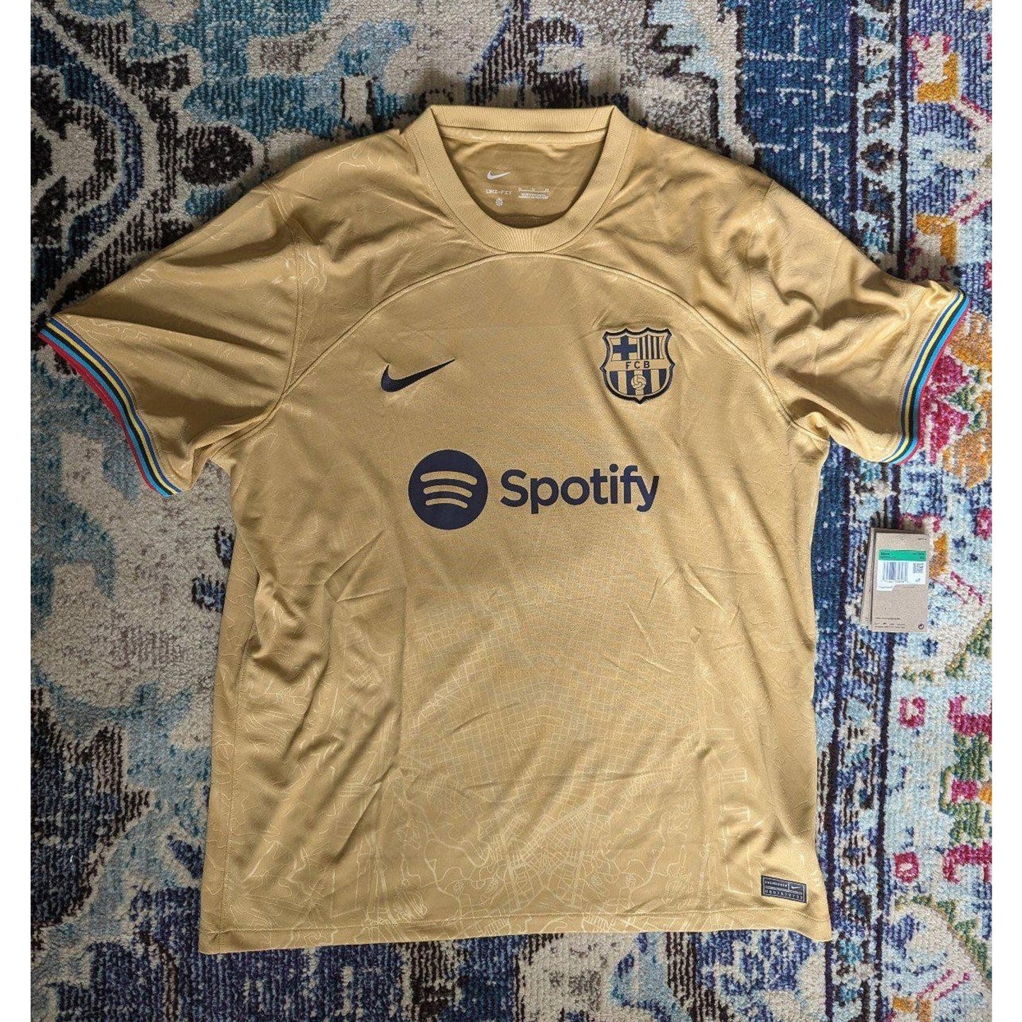 FC Barcelona 2022-23 Away Jules Kounde Jersey - Men XL - NWT