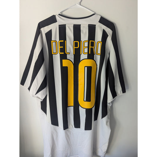 Juventus 2003-2004 Home Del Piero Jersey - Men's 2XL