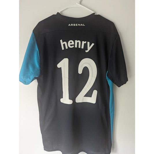Arsenal 2011-12 Away Thierry Henry #12 Jersey — Authentic Nike Men’s Large Vintage Kit