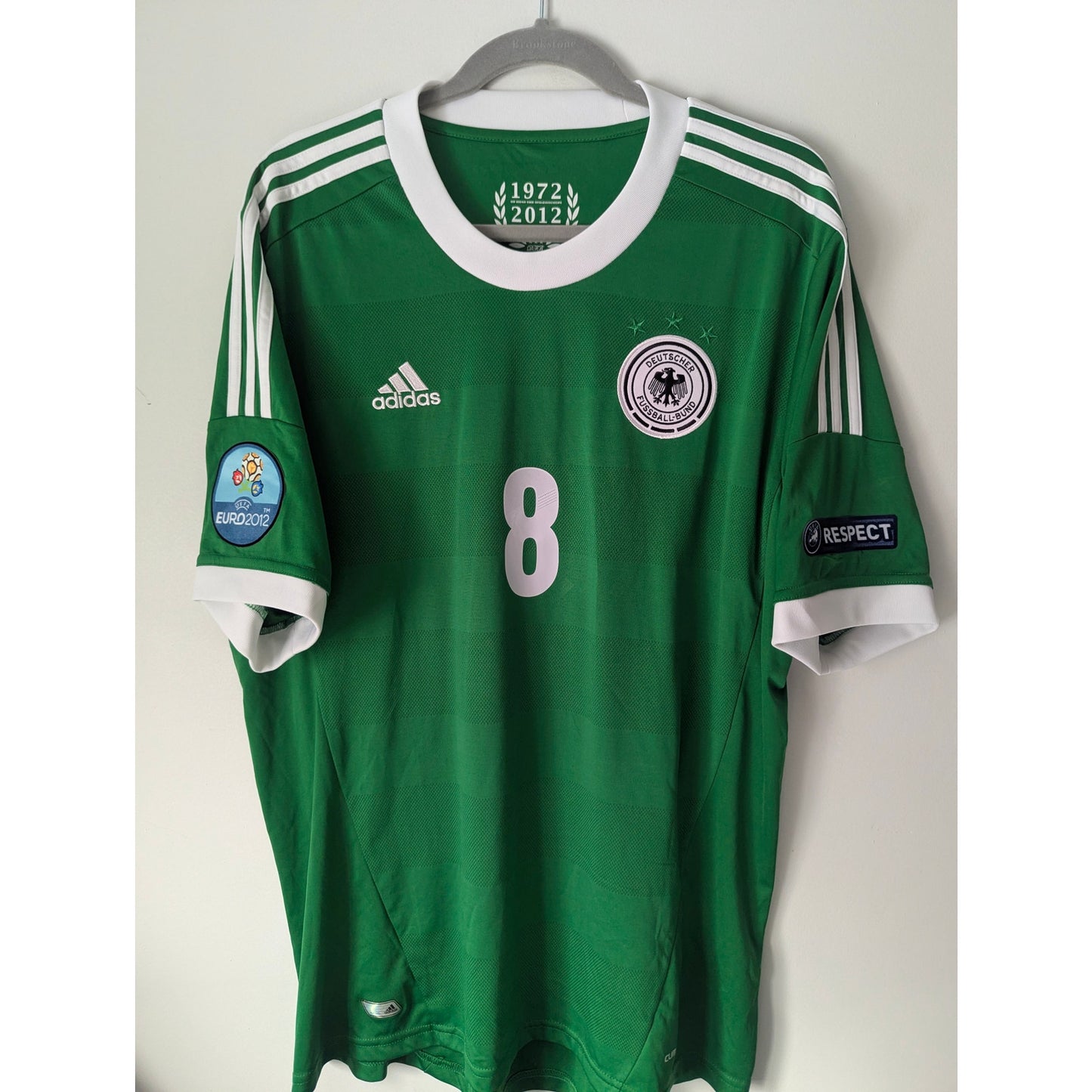 Germany 2012 Away Özil Authentic Jersey – Men’s XL | Fully Patched Adidas