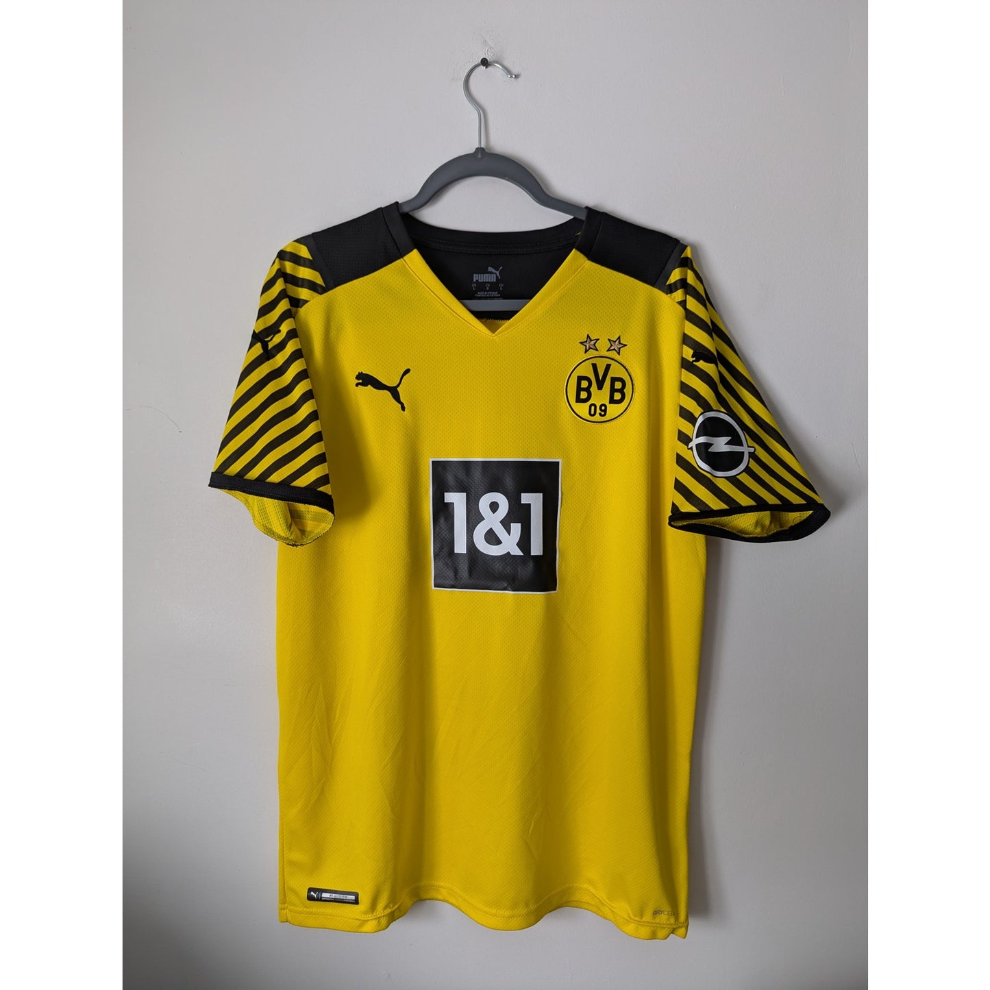BVB 2021-22 Home Erling Haaland Jersey - Men's Large