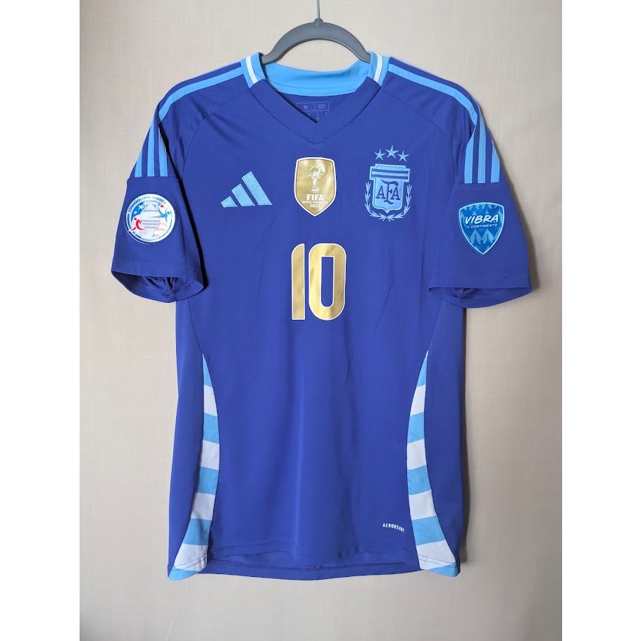 Argentina 2024 Away Lionel Messi Jersey Men's Medium Copa America Fully Patched