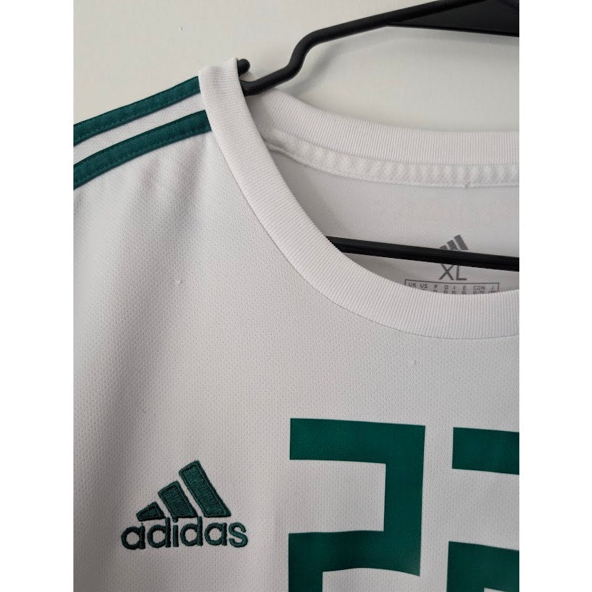 Mexico 2018 Away Hirving Lozano Jersey Men's XL Adidas World Cup Fully Patched