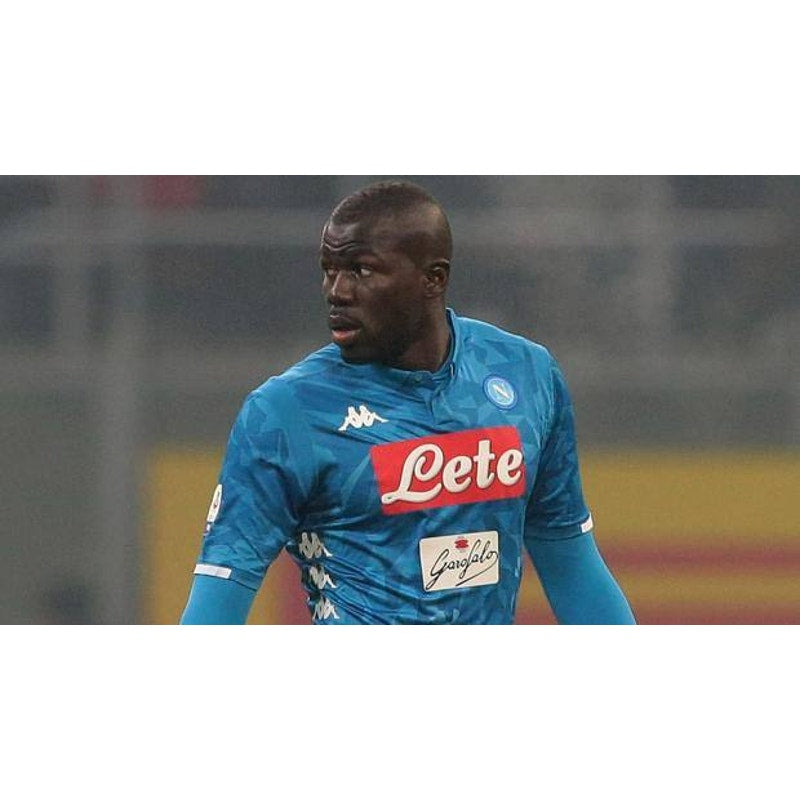 SSC Napoli 2018-19 Koulibaly Home Jersey Men’s XL Authentic Kappa Soccer Shirt