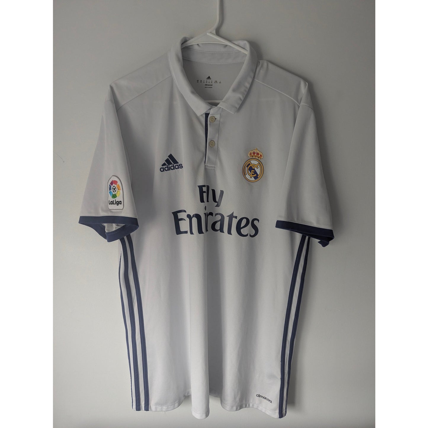 Real Madrid 2016–17 Home Ronaldo Jersey – Men’s XL | Adidas Football Shirt