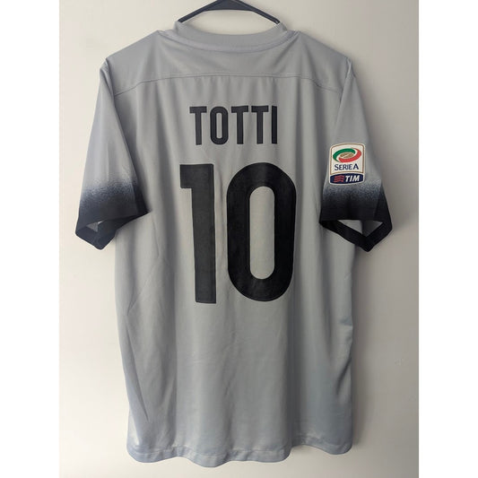 AS Roma 2015–16 Third Totti Jersey – Men’s Large | Serie A Patched Nike Shirt