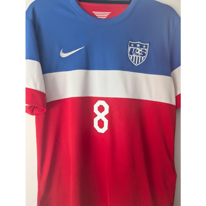 USA 2014 Away Clint Dempsey Jersey Men’s Medium Nike Authentic World Cup Fully Patched