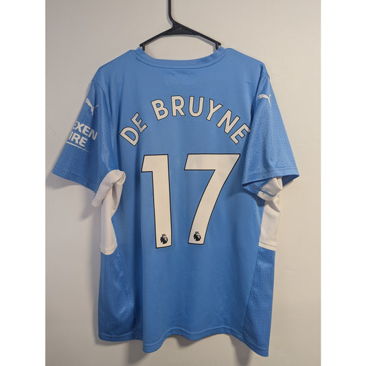 Manchester City 2021-2022 Home Kevin De Bruyne Jersey - Men's XL