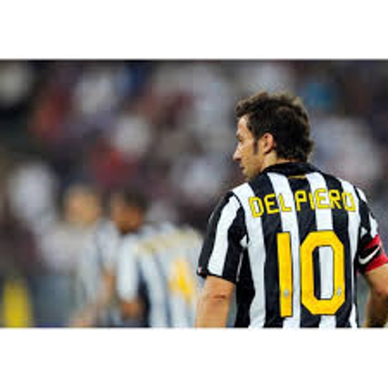 Juventus 2010–11 Home Del Piero Jersey – Men’s Large | Authentic Nike Serie A Patched Shirt