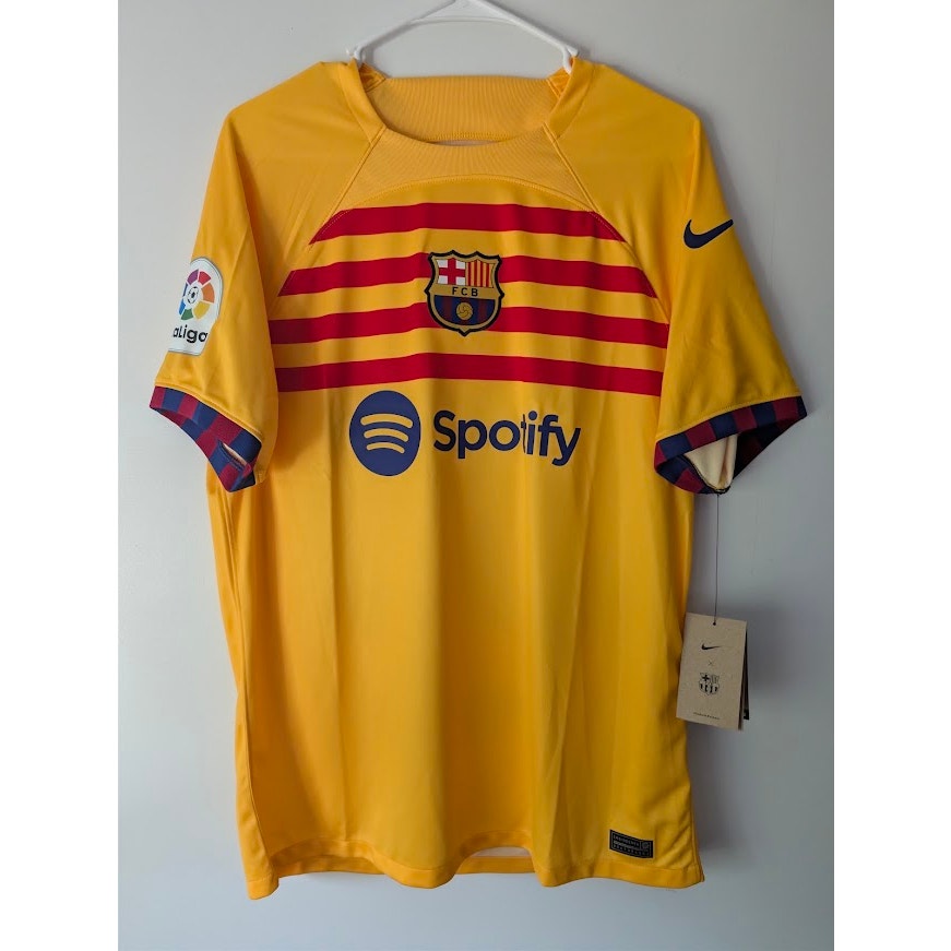 FC Barcelona 2022-23 Fourth Gavi #30 Jersey Mens Large NWT Nike La Liga Patched
