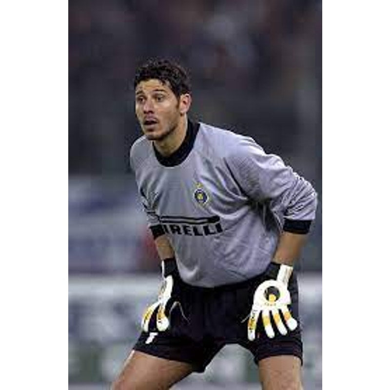 Inter Milan 2000-01 Goalkeeper Jersey LS Men's Large Authentic Vintage Nike Pirelli
