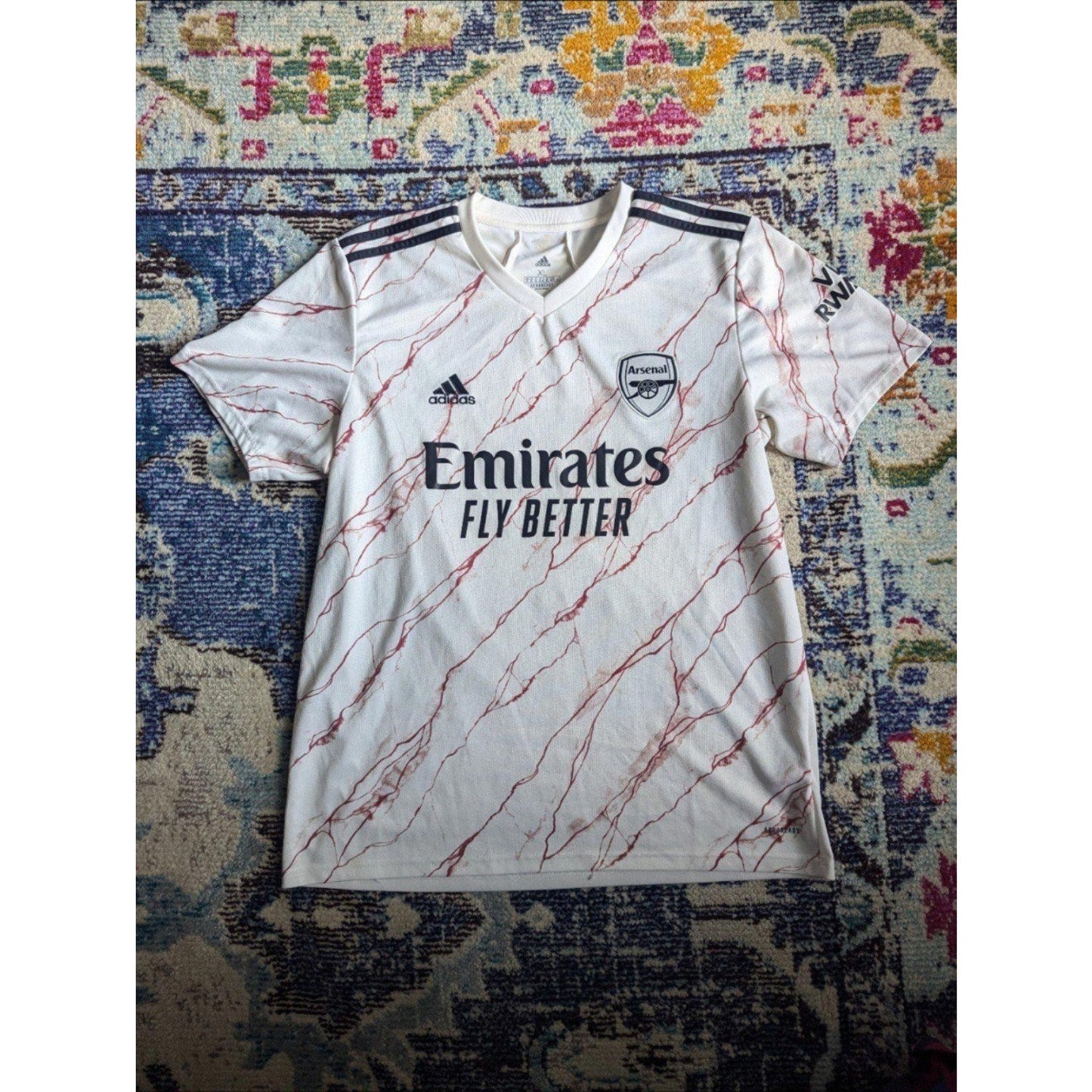 Arsenal 2020-21 Away Bukayo Saka Jersey - Men's XL