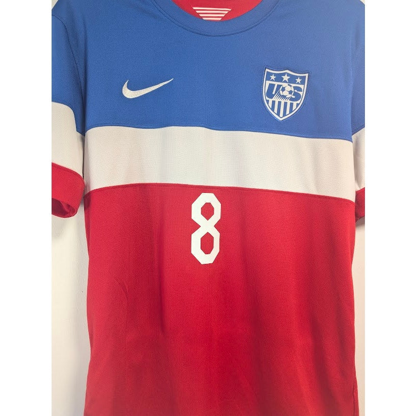 USA 2014 Away Clint Dempsey Jersey Men’s Large Nike Authentic World Cup Fully Patched