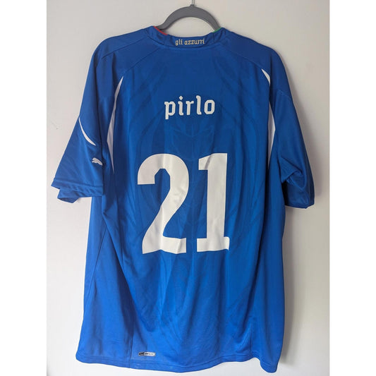 Italy 2010 Home Andrea Pirlo Jersey - Men XXL