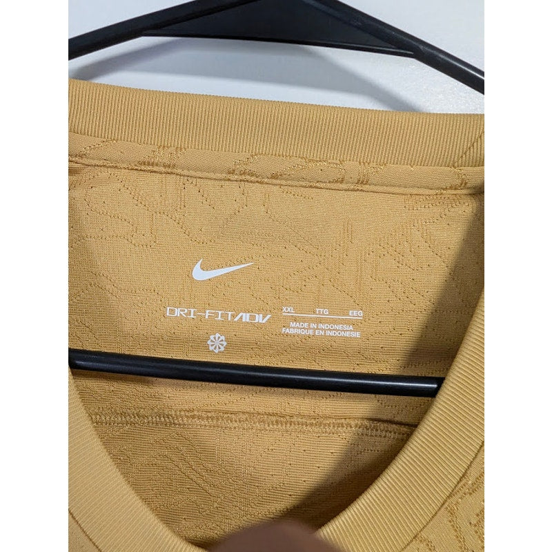 FC Barcelona 2022-23 Away Pedri #8 Jersey Mens 2XL NWT Nike Dri-FIT ADV Authentic Gold