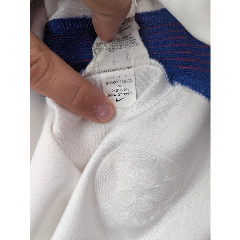 England 2016 Home Wayne Rooney #10 Jersey Mens Medium Nike Euro 2016 Fully Patched