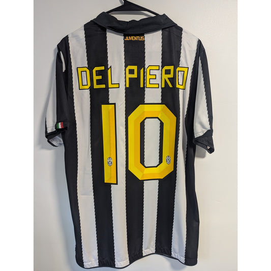 Juventus 2010-11 Home Del Piero Jersey - Men's Large