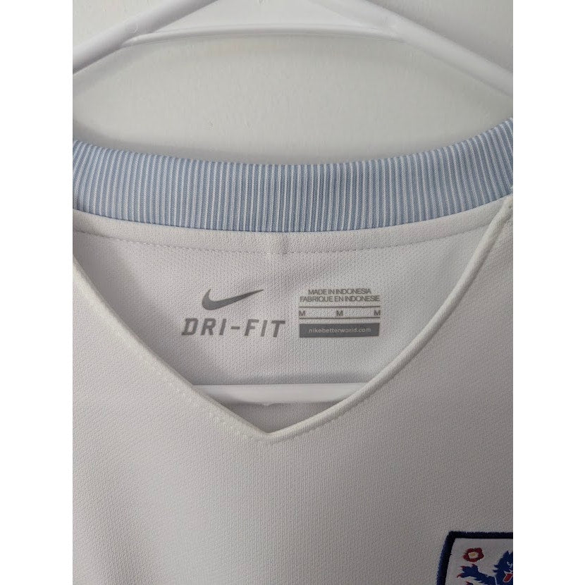 England 2016 Wayne Rooney Home Jersey Men’s Medium Nike Euro Soccer Shirt