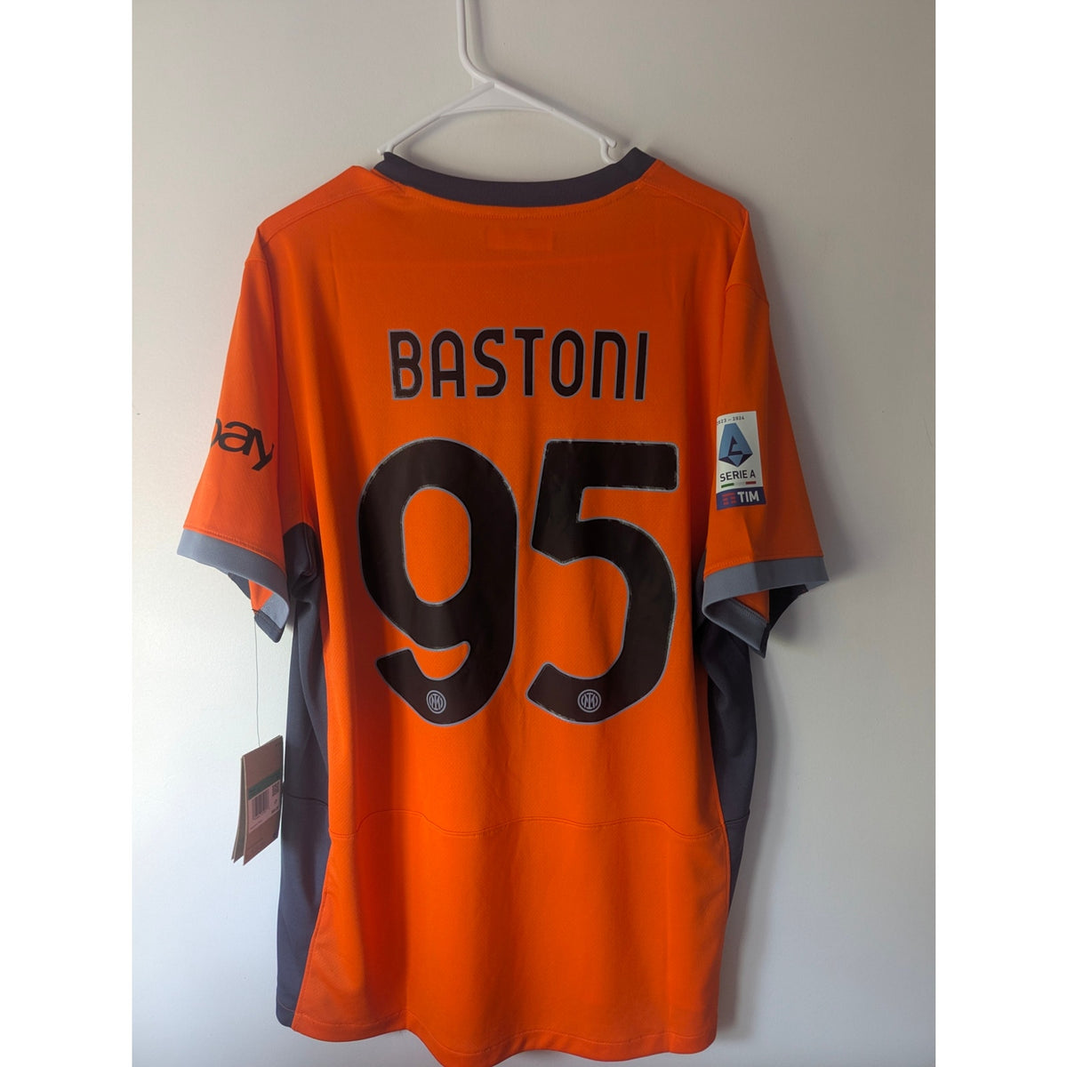 Inter Milan 2023–24 Third Bastoni Jersey – Men’s XL | NWT TMNT Sponsor Fully Patched Shirt