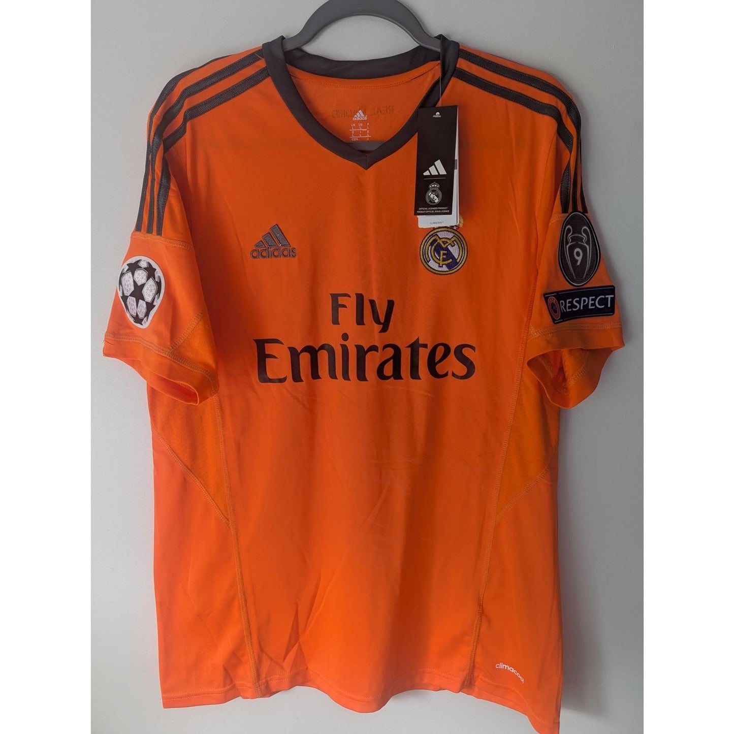 Real Madrid 2013-14 Third Cristiano Ronaldo Jersey Men's Large NWT adidas Authentic UCL