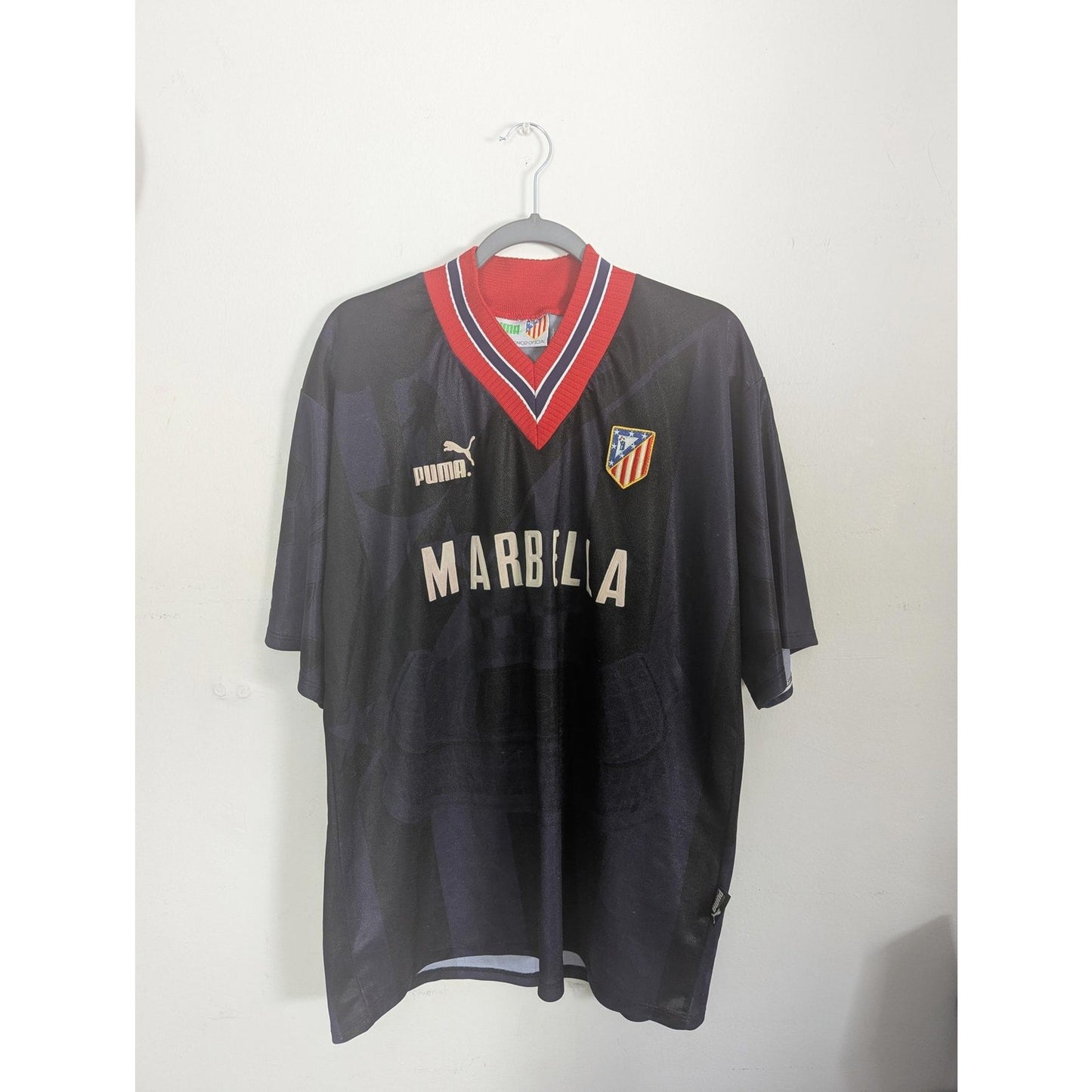 Atletico Madrid 1995-96 Third Jersey Men’s XL Vintage Puma Marbella Soccer Shirt