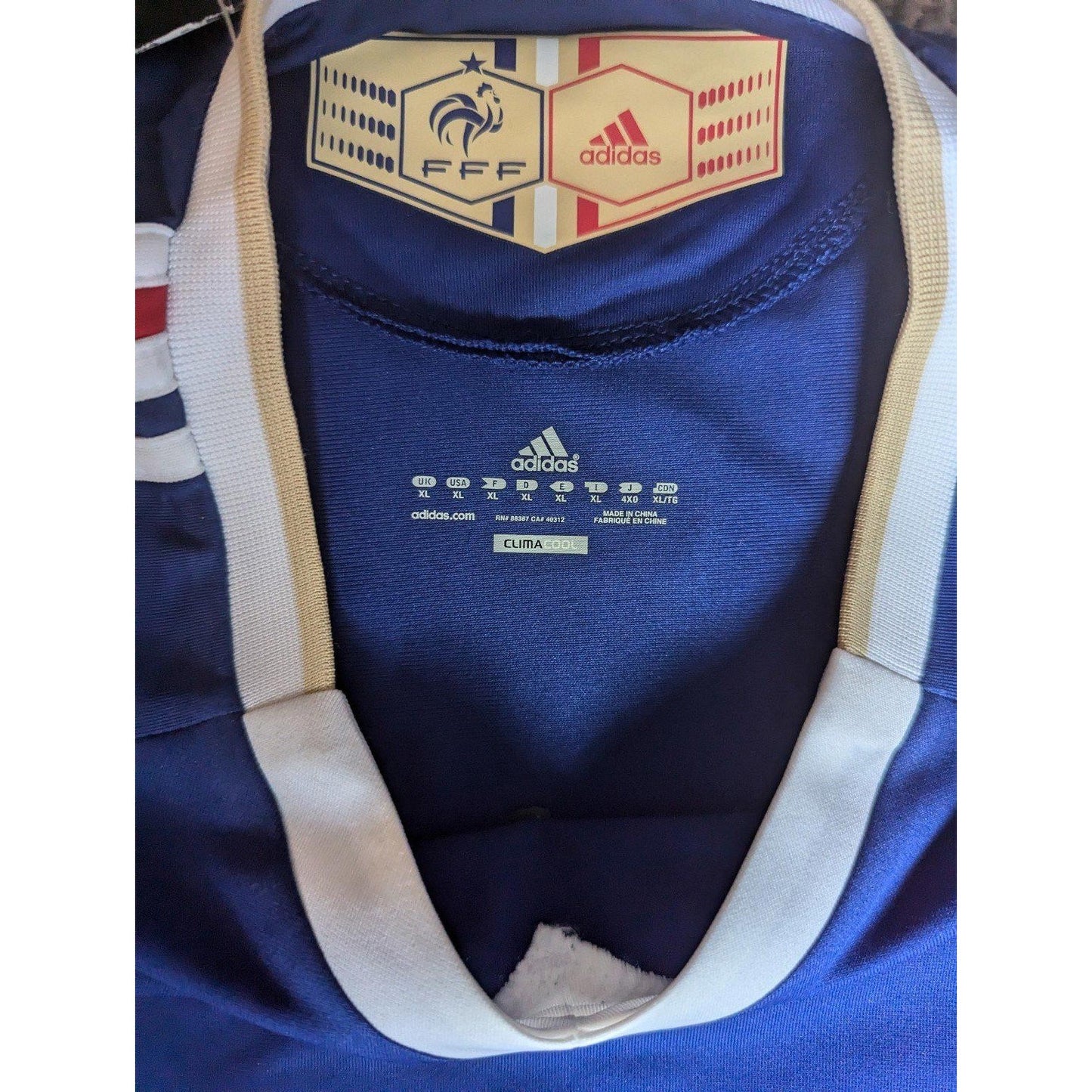 France 2010 Home Thierry Henry Jersey - Men's XL - NWT