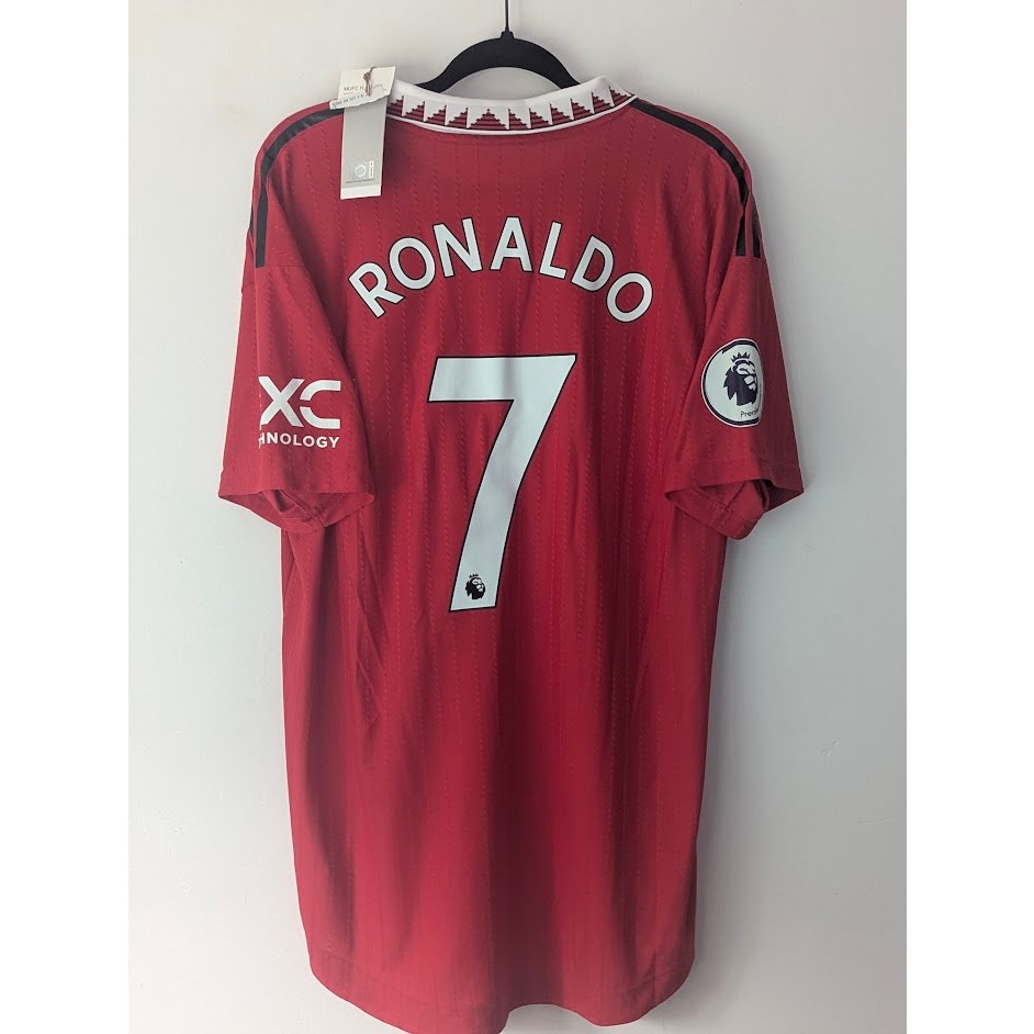 Manchester United 2022-23 Home Cristiano Ronaldo Jersey Men’s XL NWT Adidas EPL HT.RDY