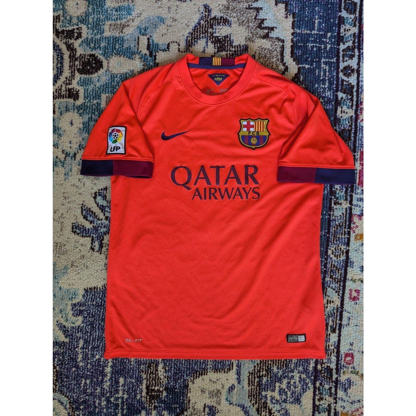 FC Barcelona 2014-15 Away Luis Suarez Jersey - Men's Large