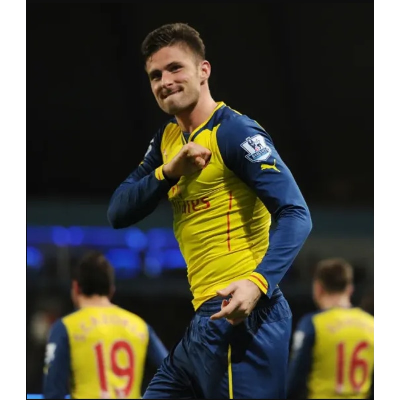 Arsenal 2014-2015 Away Olivier Giroud Jersey - Men's XL