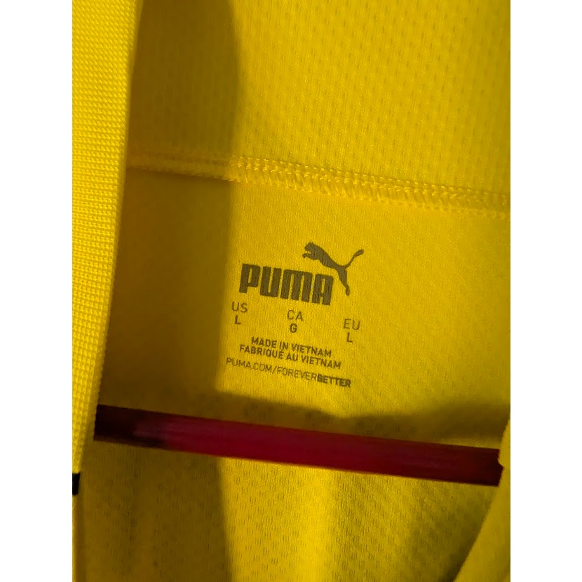 Borussia Dortmund 2020-21 Home Jude Bellingham Jersey Men’s Large NWT Puma Bundesliga Patched