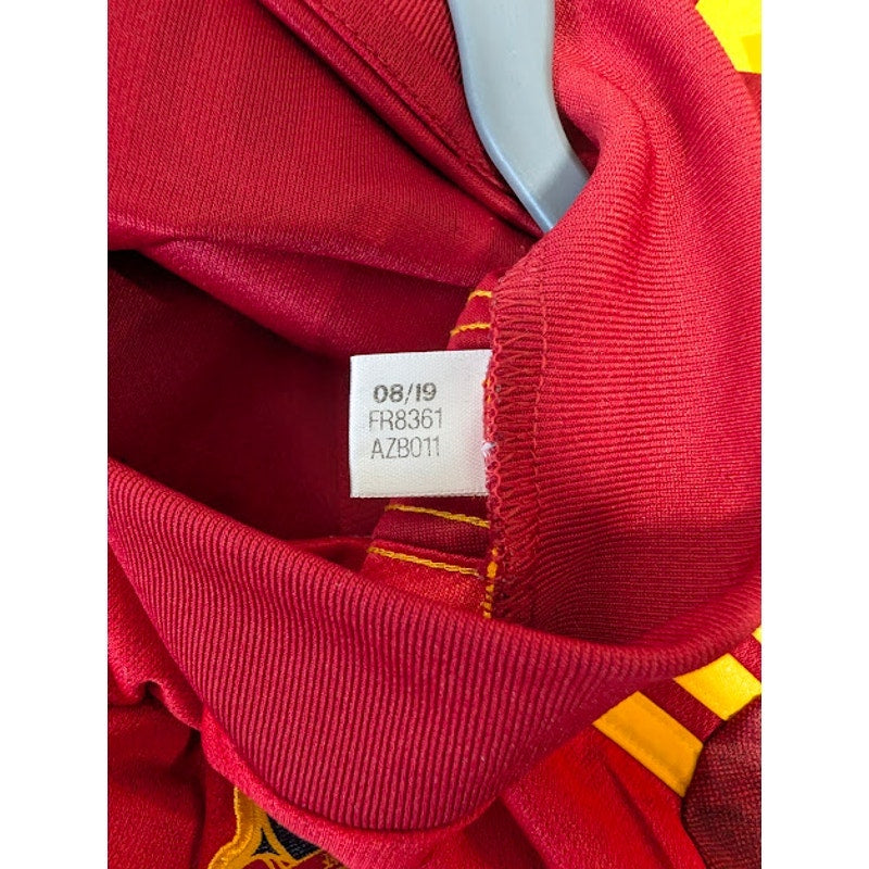 Spain 2020 Home Pedri Jersey Men's Large adidas UEFA Euro 2020 Fully Patched Rare
